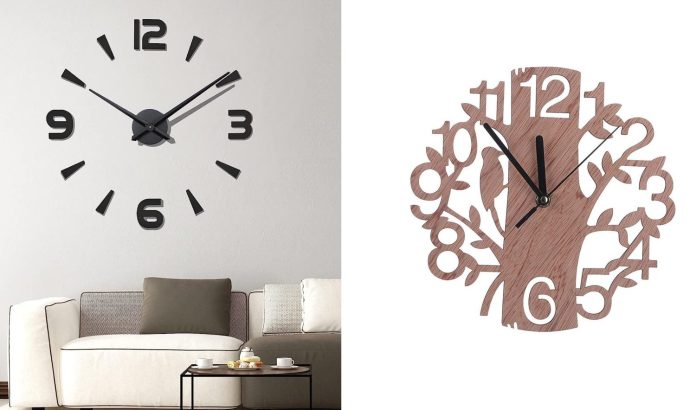 Asegúrate de no perder el tiempo con estos 8 relojes originales de Amazon para darle un nuevo aire a tu casa