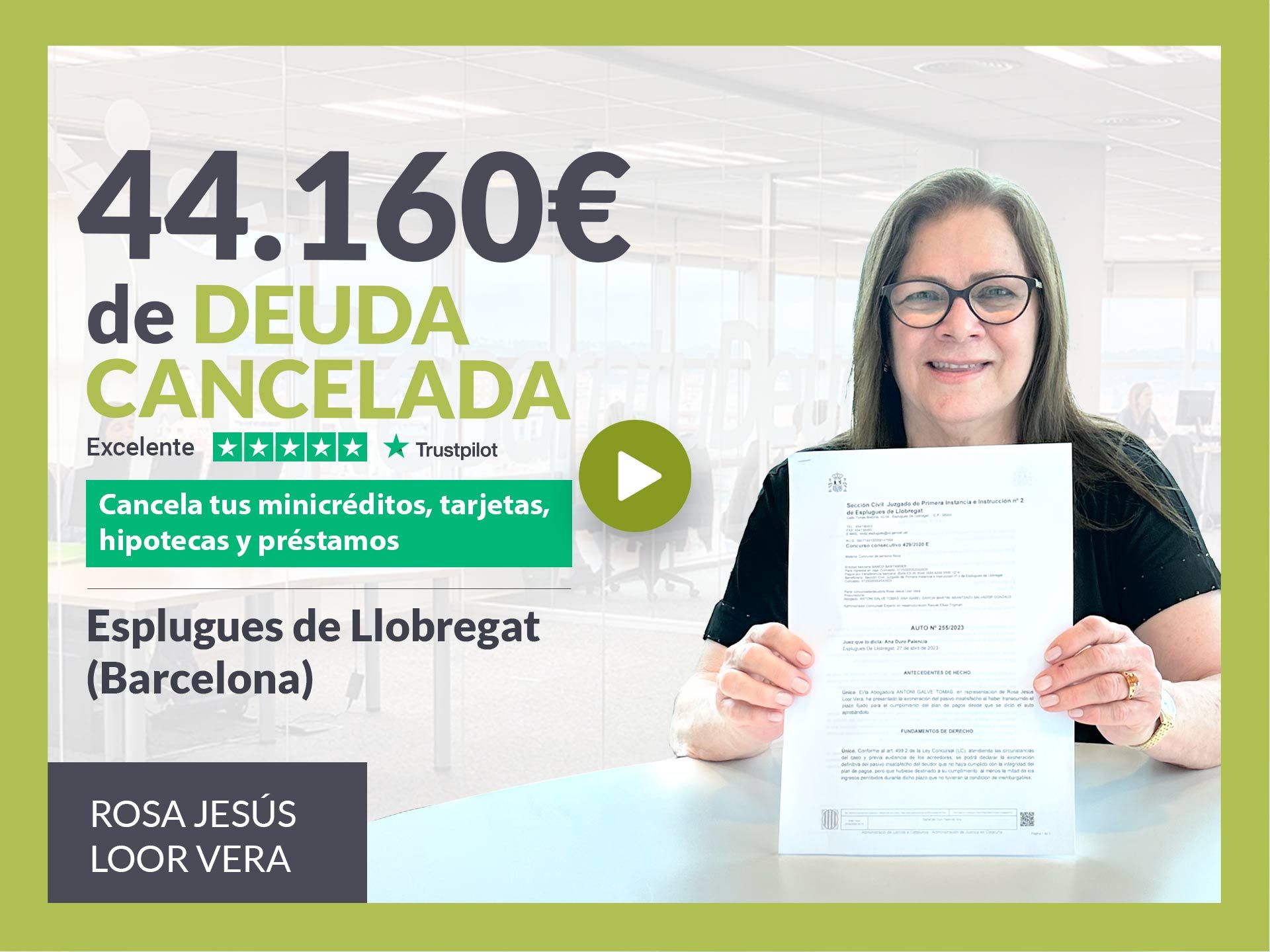 Repara tu Deuda cancela 44.160€ en Esplugues de Llobregat (Barcelona) con la Ley de Segunda Oportunidad 1 Moncloa Repara tu Deuda cancela 44.160? en Esplugues de Llobregat (Barcelona) con la Ley de Segunda Oportunidad