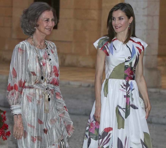 reina letizia en palma de mallorca