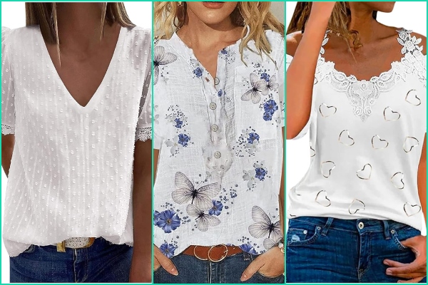 Camisas, blusas y camisetas a precios sorprendentes en Amazon