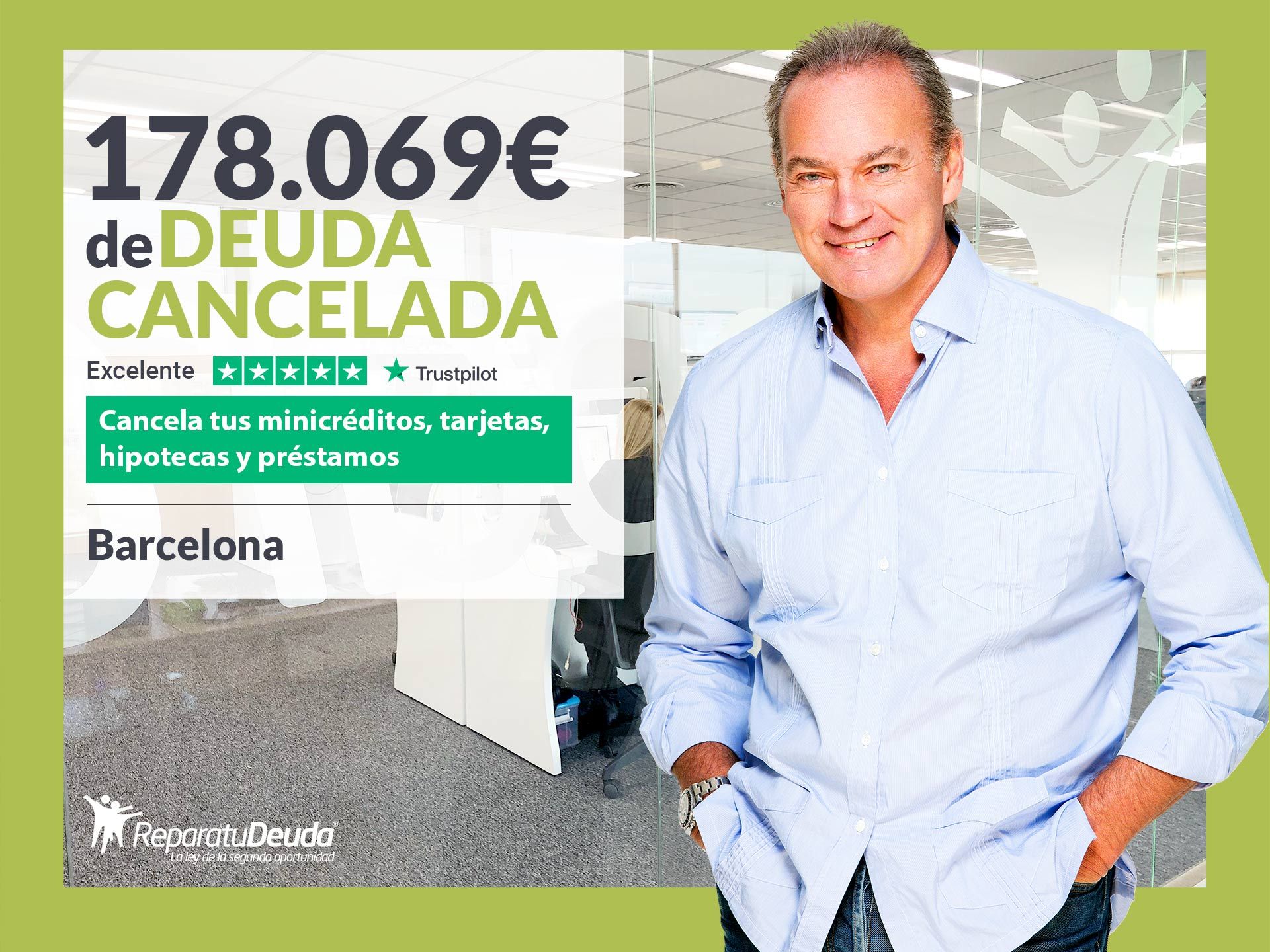 Repara tu Deuda Abogados cancela 178.069€ en Barcelona (Catalunya) con la Ley de Segunda Oportunidad 1 Moncloa Repara tu Deuda Abogados cancela 178.069? en Barcelona (Catalunya) con la Ley de Segunda Oportunidad