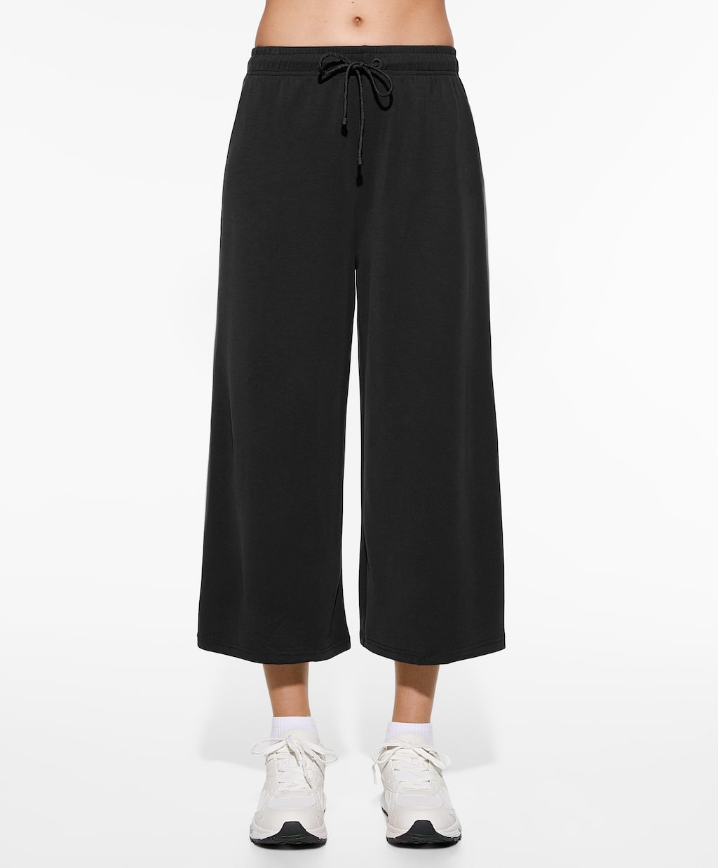 pantalon crop wide leg