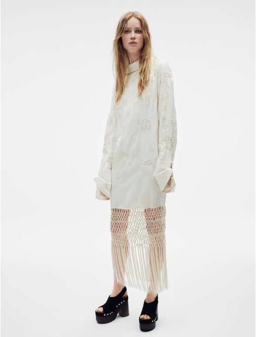 vestido macrame
