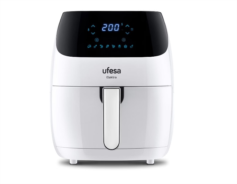 Freidora Sin Aceite Ufesa Elektra White con 8 programas