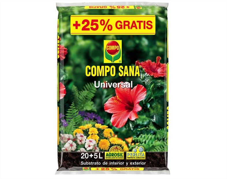Tierras, abonos y fitosanitarios: El Corte Inglés te ayudará a salvar tus plantas con estos productos de jardinería 2 Moncloa Substrato Universal Compo Sana Compo