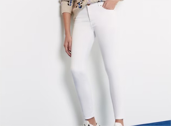 Vaqueros blancos sales el corte ingles