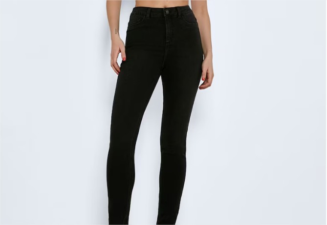 Jeggins de Mujer Vaquero de Tiro Medio en Azul