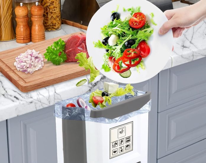 Amazon cubos de basura para reciclar de tamaño perfecto para incluir en la cocina