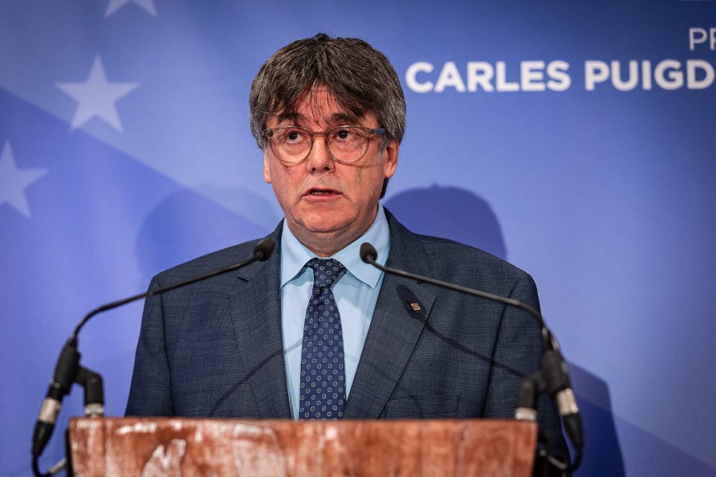 Carles Puigdemont, líder de Junts, insiste en el referéndum y la amnistía