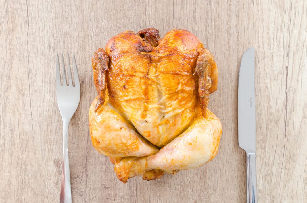 como colocar pollo