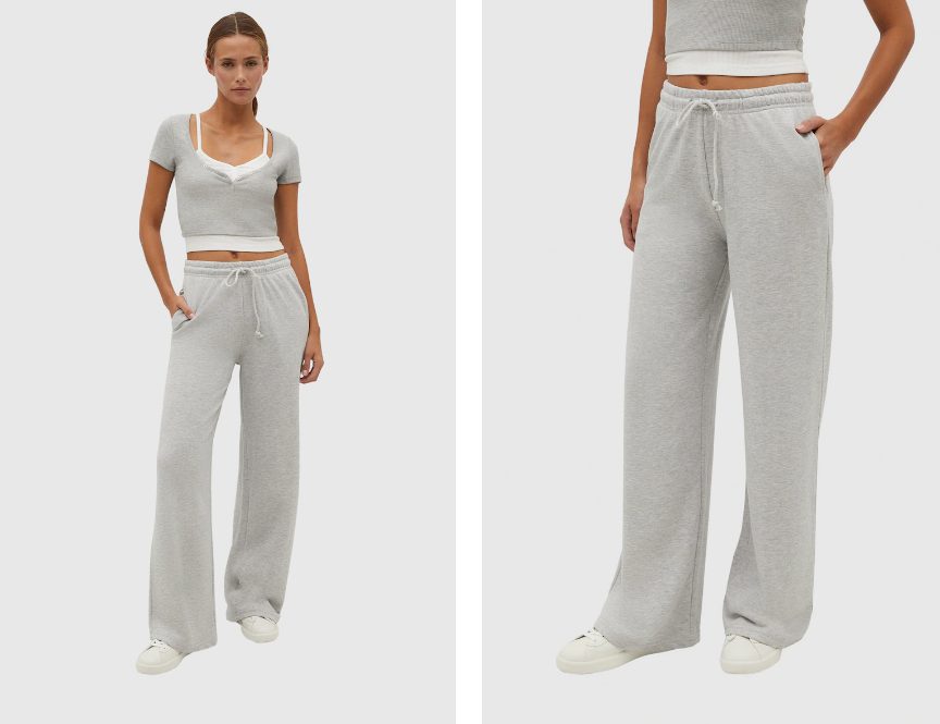 pantalon jogger gris