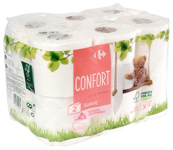 papel confort suave carrefour ocu