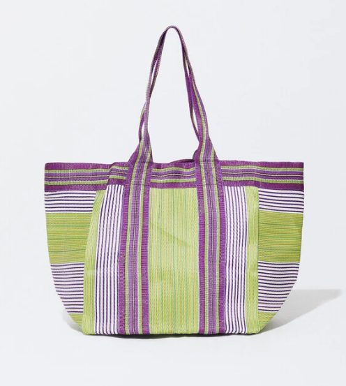 shopper estampado rayas