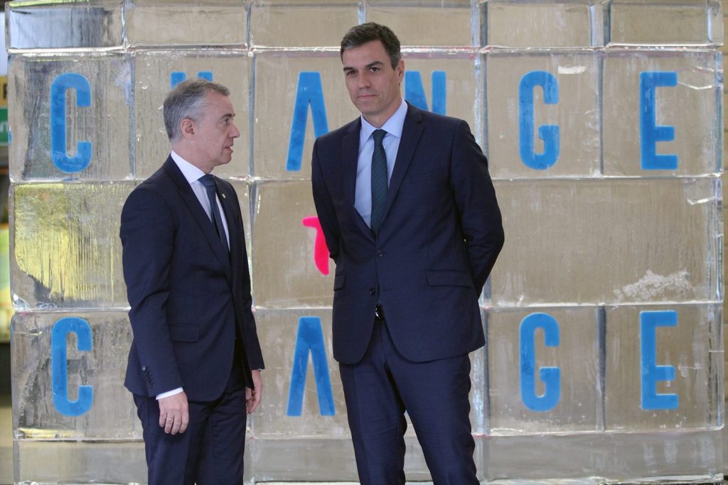 Sánchez está dispuesto a reformar el estatuto vasco, pero no apoyará la independencia