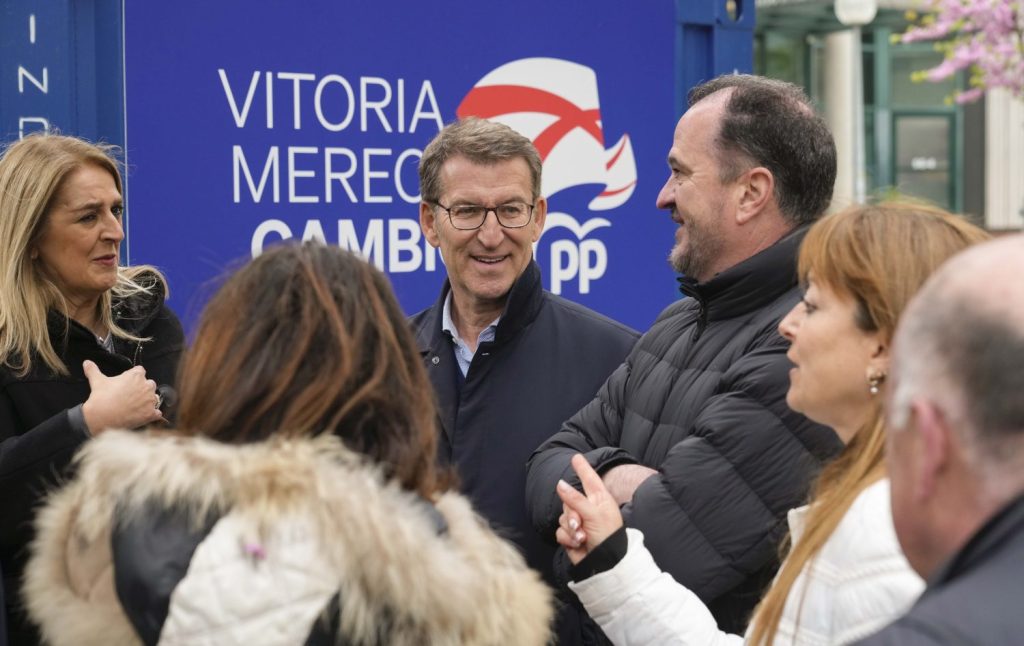 Feijóo e Iturgaiz. Foto: PP vasco.