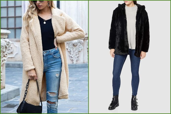 Los abrigos de pelo que te darán un estilo muy elegante a tu look están en Amazon