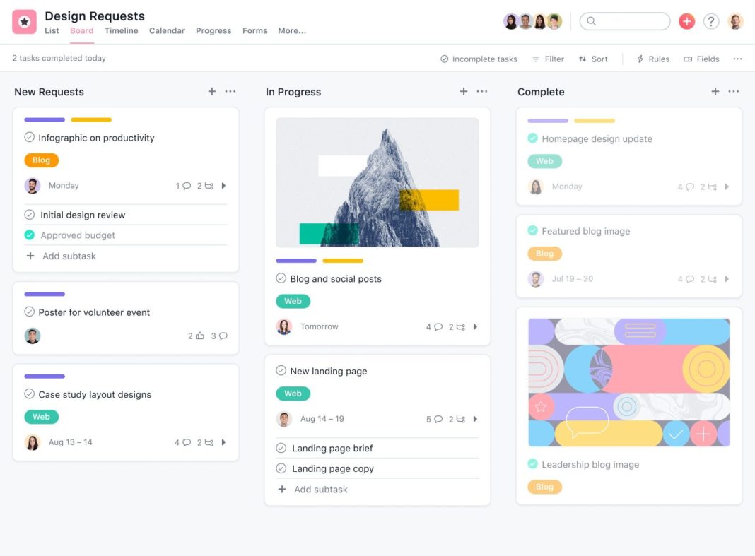 asana aplicaciones trabajo