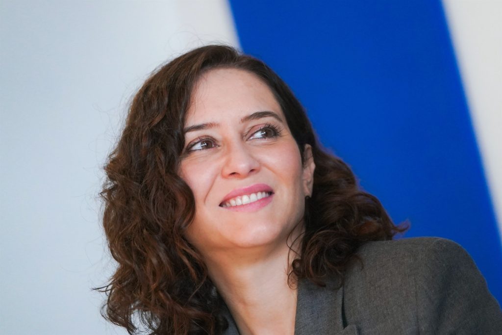 Isabel Díaz Ayuso, presidenta de la Comunidad de Madrid