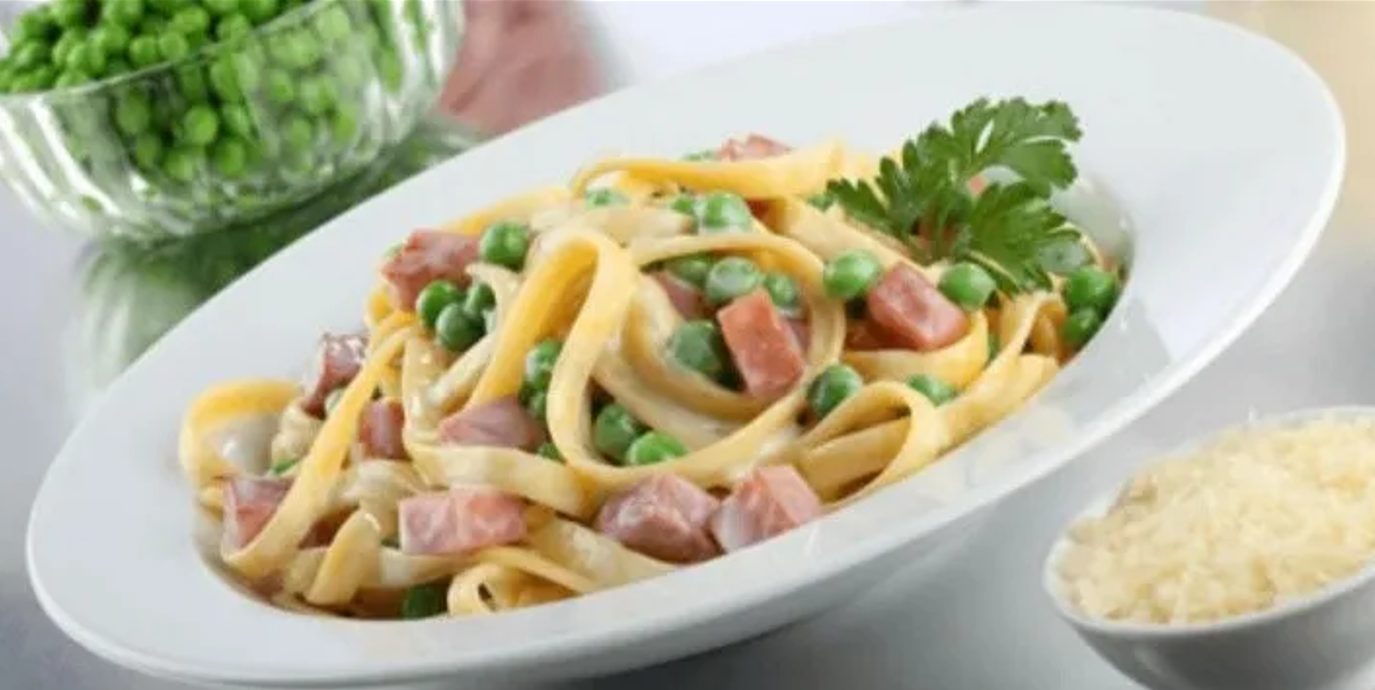 tallarines a los cuatro quesos con bacon 3