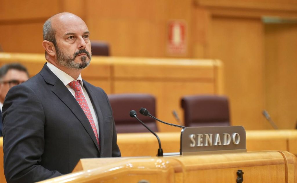 El presidente del Senado, Pedro Rollán