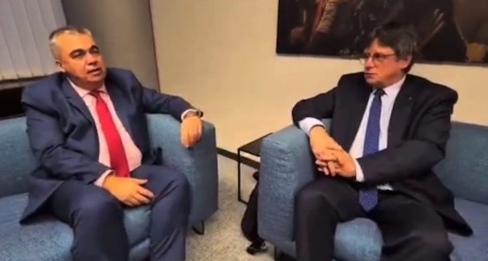 Santos Cerdán y Carles Puigdemont pactaron la negociación para la investidura de Pedro Sánchez, amnistía incluida