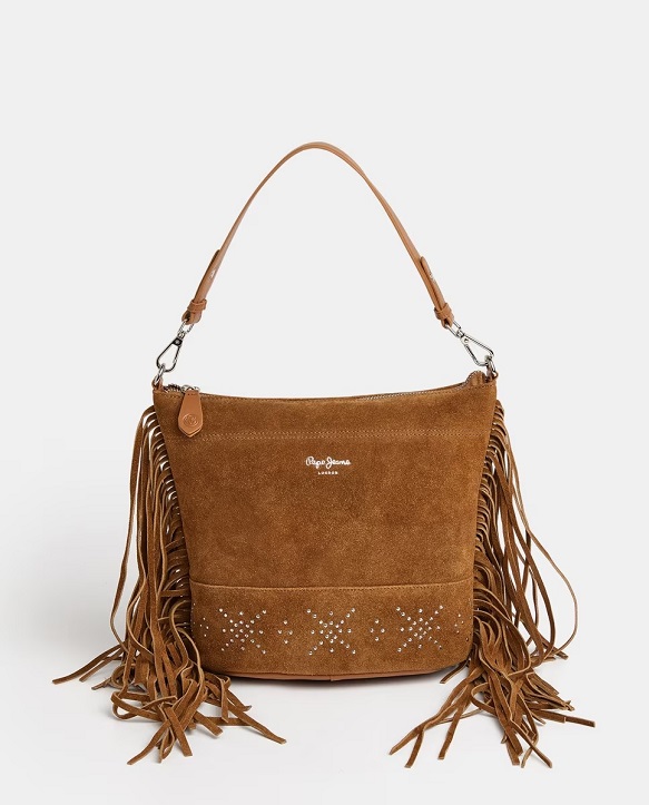 El bolso que siempre soñaste tener ahora con descuento en El Corte Inglés 4 Moncloa Bolso Flecos Pepe Jeans