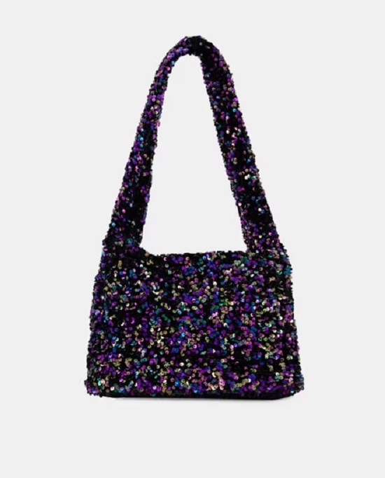 Bolso Lentejuelas Negras Fiesta