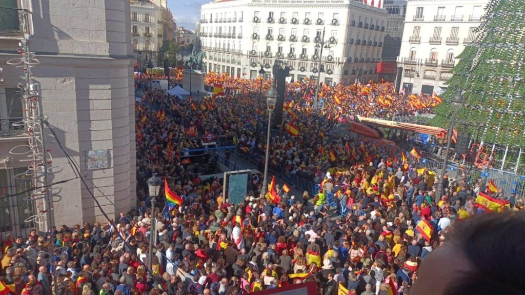 EuropaPress 5571047 puerta sol manifestacion pp 12 noviembre 2023 Moncloa