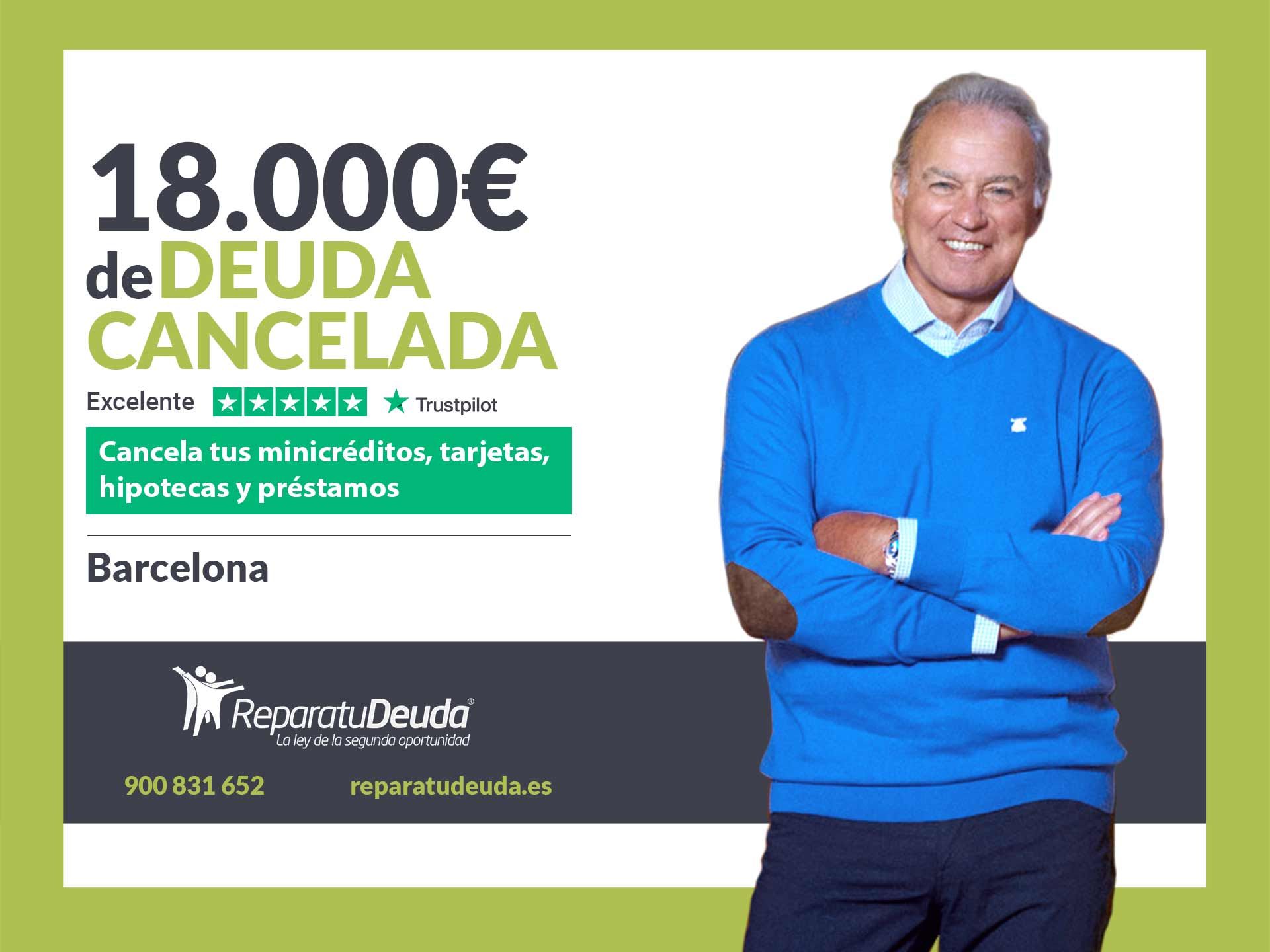 Repara tu Deuda Abogados cancela 18.000? en Barcelona (Catalunya) con la Ley de Segunda Oportunidad