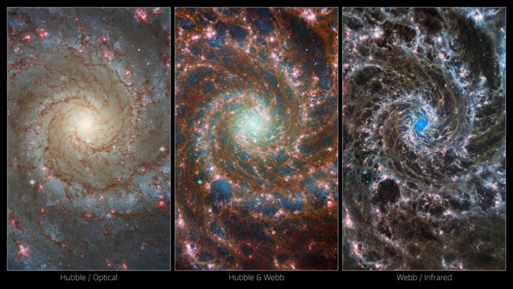 Explorando el cosmos: una odisea a través de los telescopios espaciales Webb y Hubble 3 Moncloa Vision completa de la Galaxia Phantom 310822 Moncloa