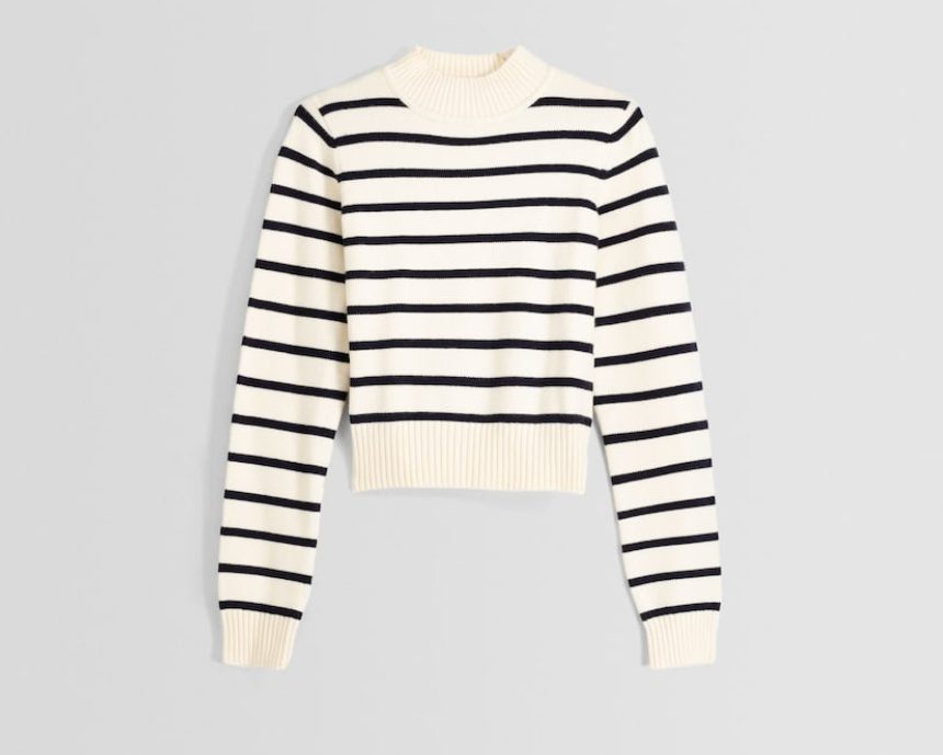 jersey rayas bershka