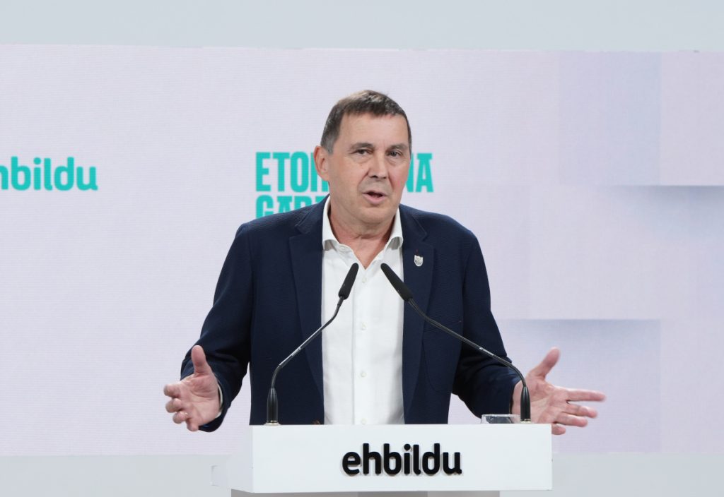 Otegi renuncia a ser lehendakari en las próximos elecciones vascas de 2024