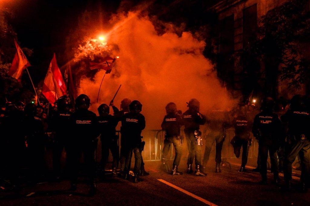 policia guardia civil agresiones 1 Moncloa