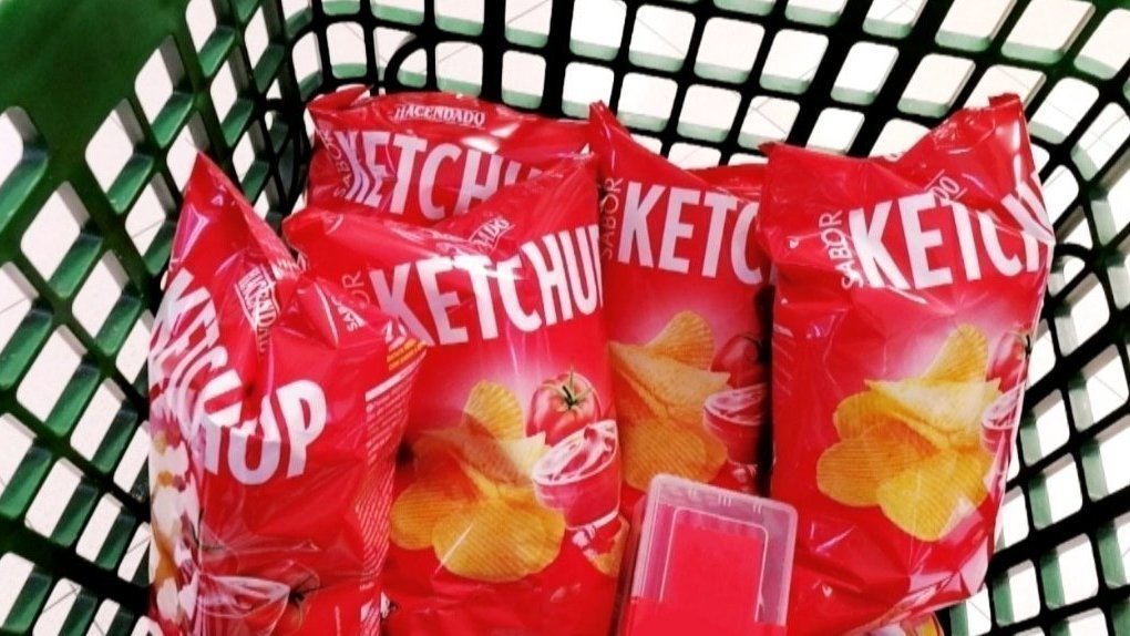 precio patatas sabor ketchup hacendado
