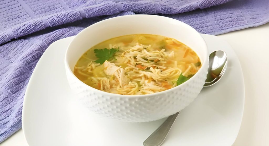 sopa de pollo y verduras con fideos 1 Moncloa