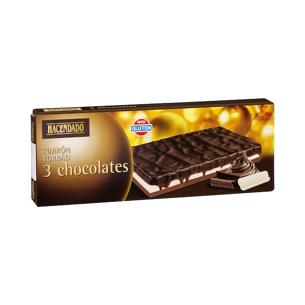 turron 3 chocolates mercadona