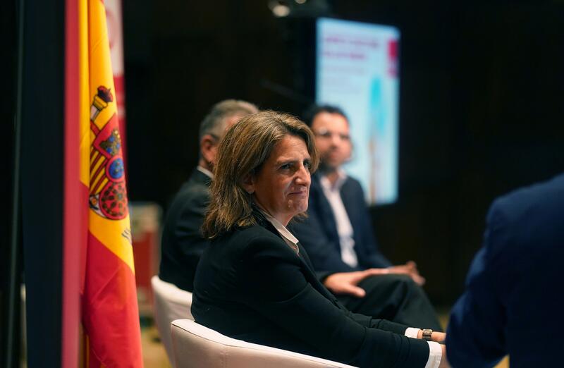 La ministra Teresa Ribera interviene en el acto Socialists and Democrats (S&D) 'Una estrategia global para una adaptación justa al cambio climático'