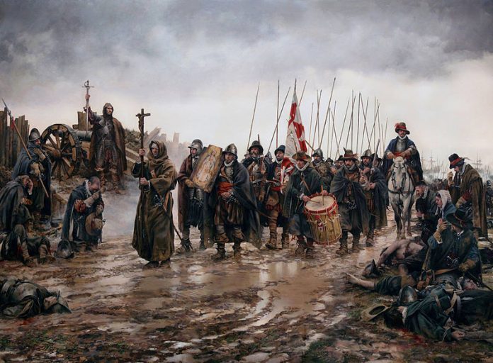 El milagro de Empel, por Augusto Ferrer-Dalmau (2015)