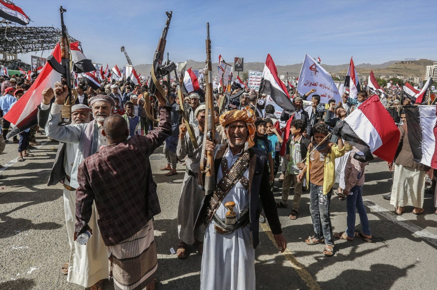 Rebeldes Hutíes en Yemen