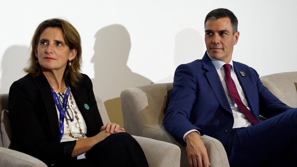 Sánchez acudió a la COP28 acompañado por Teresa Ribera