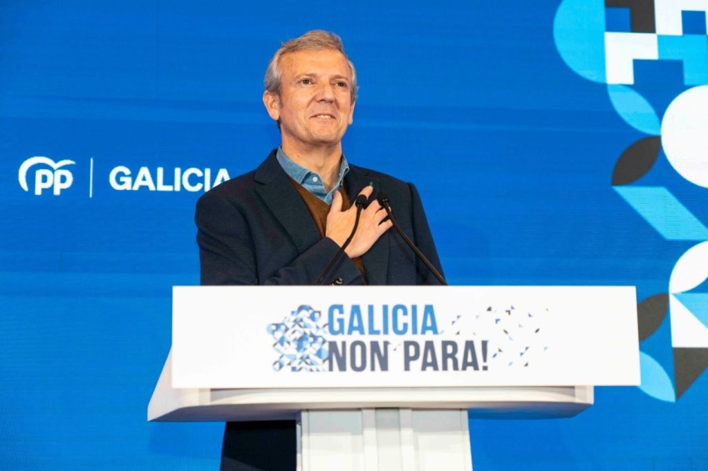 El presidente del PPdeG, Alfonso Rueda, no lograría la mayoría absoluta aunque será la fuerza más votada