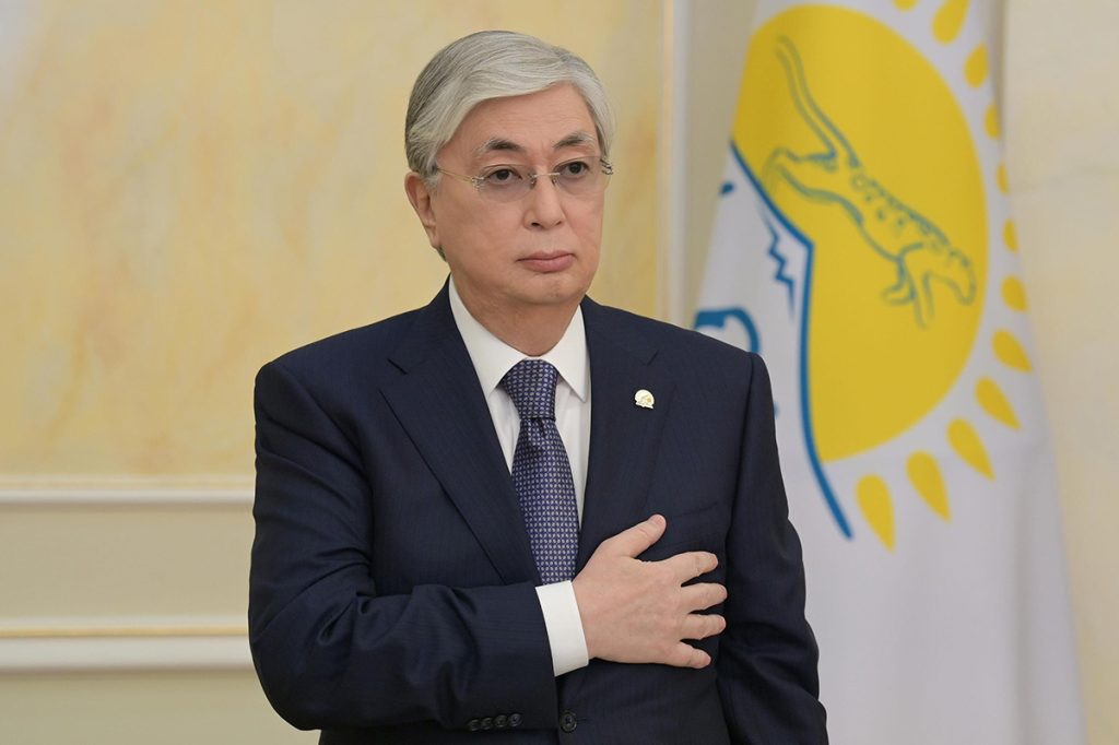 El presidente de Kazajstán, Kassym-Jomart Tokáyev