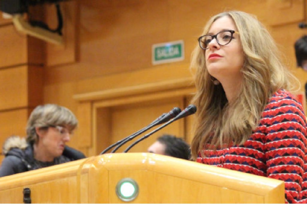 Ester Muñoz, la elegida de Feijóo, para atacar a Óscar Puente desde el Senado | Foto: PP