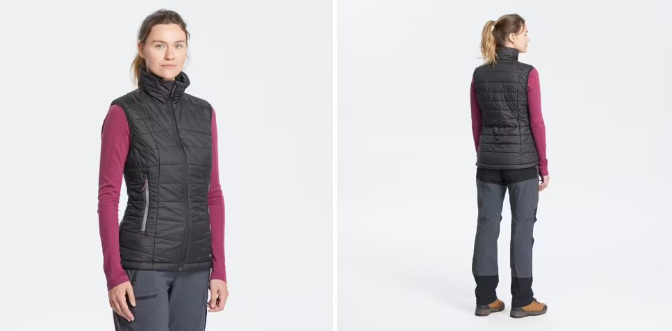 chaleco acolchado decathlon