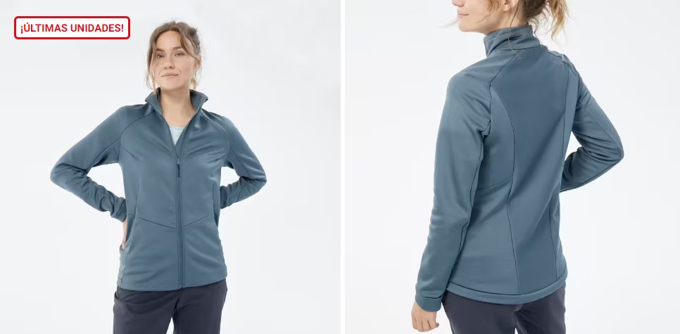 chaqueta polar montana decathlon