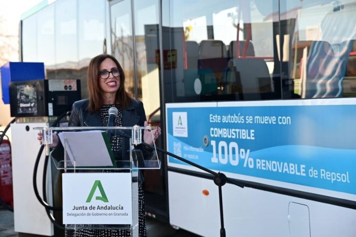 Andalucía ha estrenado un autobús 100% renovable.