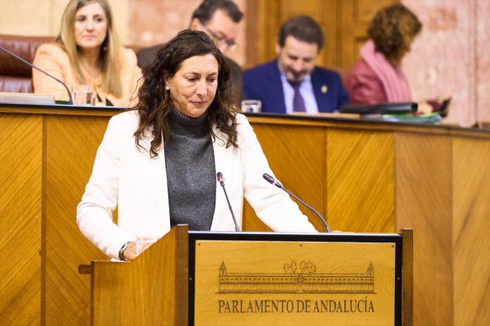 Loles López, consejera de Inclusión Social, Juventud, Familias e Igualdad, orgullosa de que Andalucía sea la tercera comunidad que mejor gestiona dependencia.