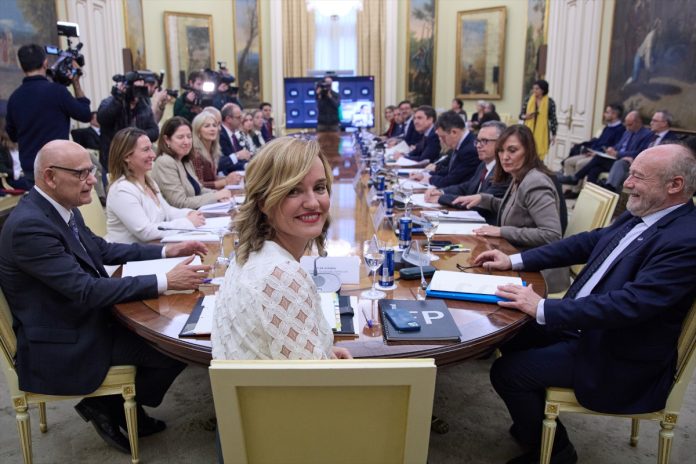 Pilar Alegría presidió la reunión de la Conferencia Sectorial de Educación.