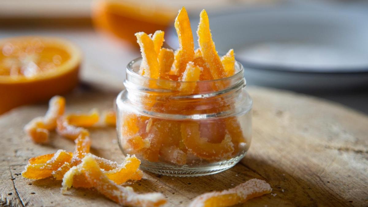 naranjas confitadas para Navidad