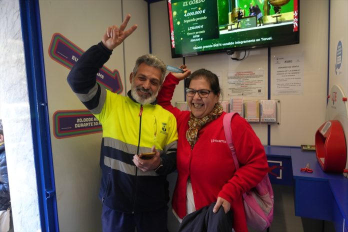 Los agraciados ya están celebrando los premios del Sorteo de Navidad.
